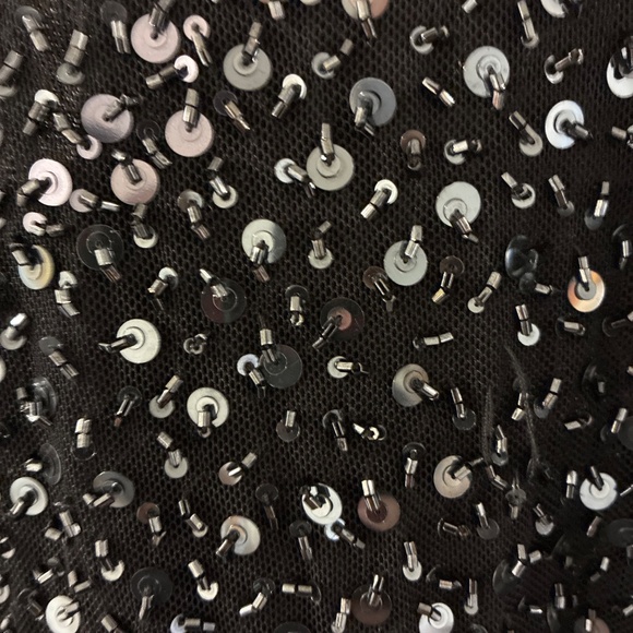 Alice & Olivia Racerback Sparkly Top - Picture 2 of 5